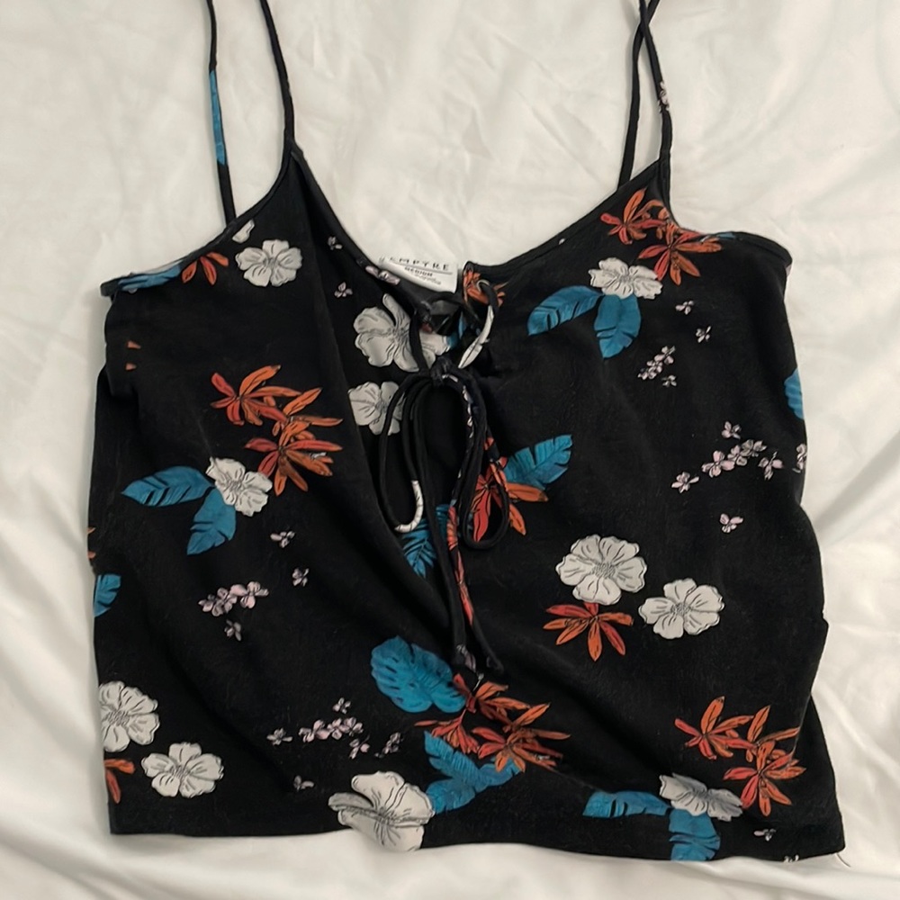 Women’s floral tank top Size L